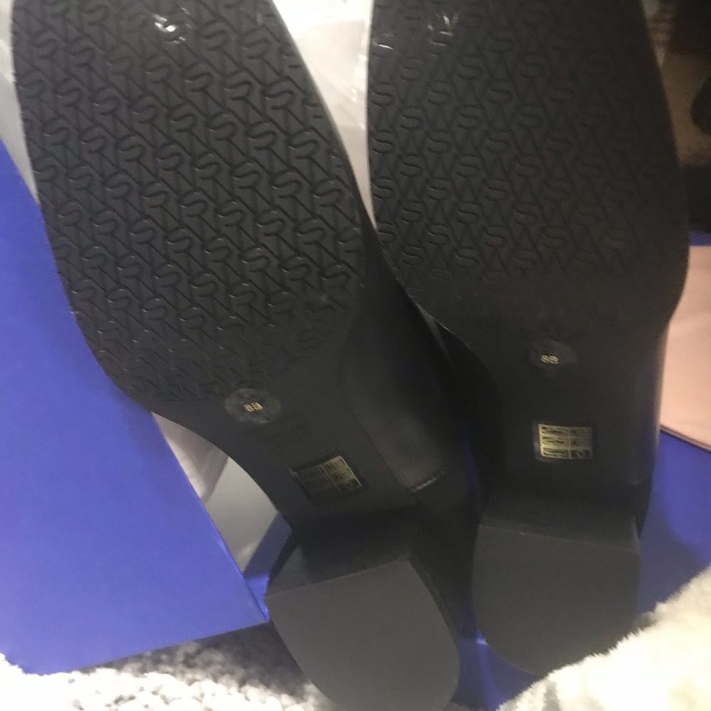 New Stuart Weitzman Black Over-the-Knee Leather Boots - Picture 11 of 16